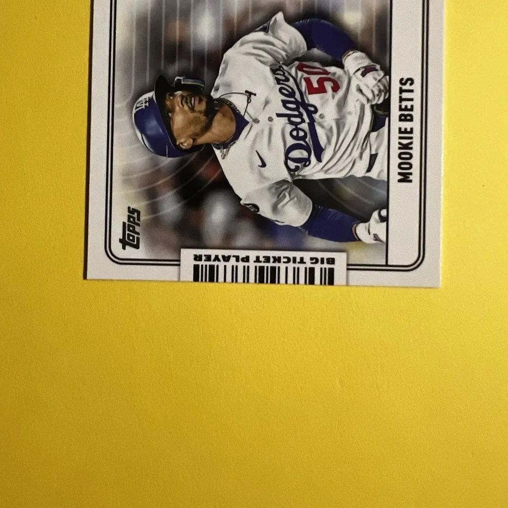 Mookie Betts 2026‎ Topps Series 1 Big Ticket Player Insert #BTP-8 Dodgers